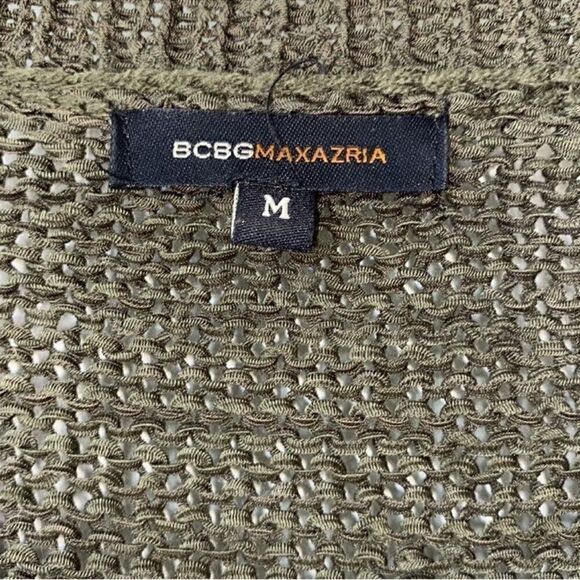 Bcbg Olive Green Cardigan(Size Medium) - Picture 5 of 6